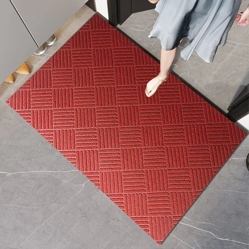 Durable Non-slip Door Mat - Water Absorbent, Modern Design