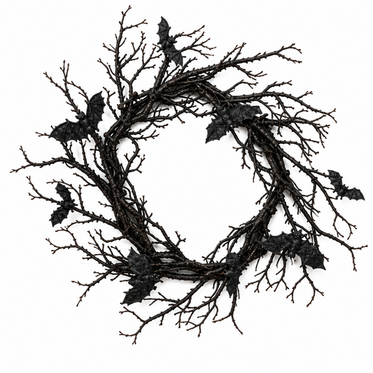 Haunted Deadwood Bat Decoration