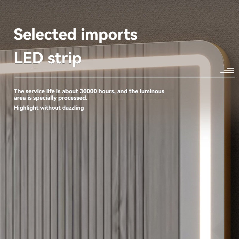 LED Anti-Fog Bathroom Mirror - Smart Customizable Design