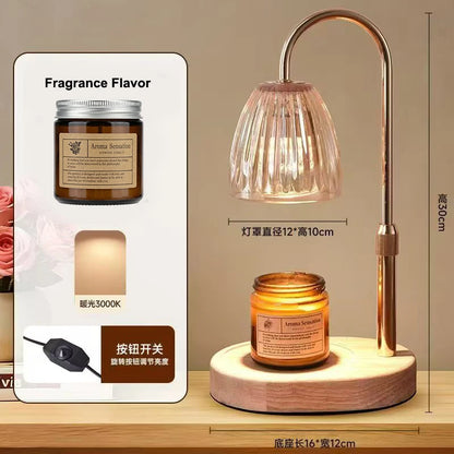 Decorative Wax Melting Lamp: Adjustable Height & Timer