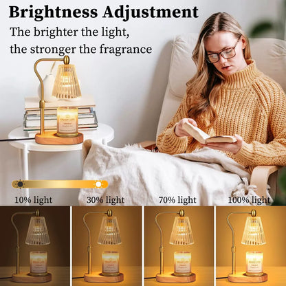 Decorative Wax Melting Lamp: Adjustable Height & Timer