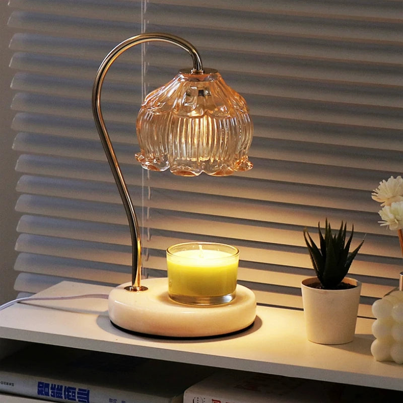 Decorative Wax Melting Lamp: Adjustable Height & Timer