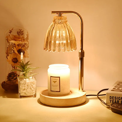 Decorative Wax Melting Lamp: Adjustable Height & Timer