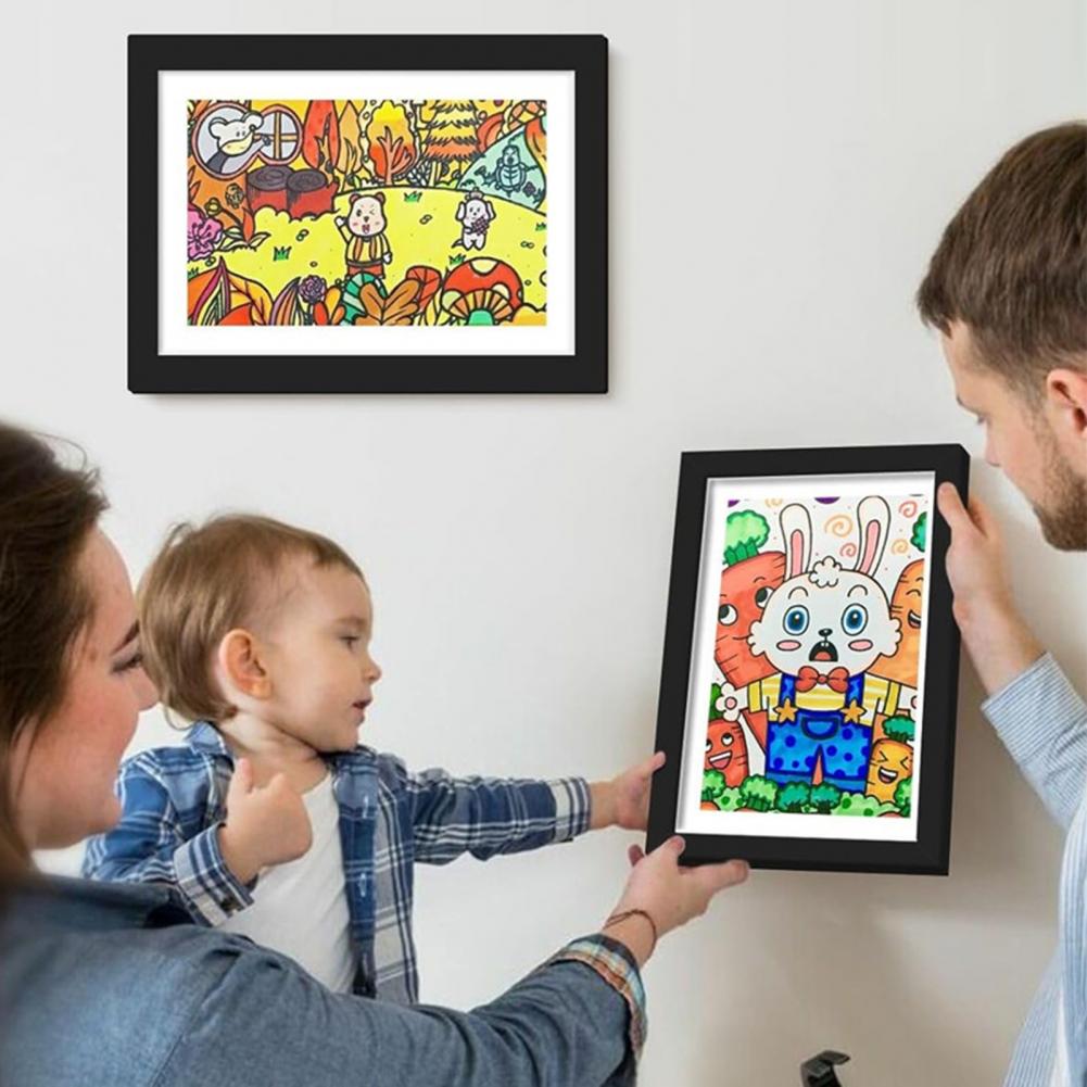 Artistic Kids Art Display Frame - Front Opening Wall Mount