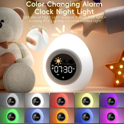 Children's Sleep Training Clock with White Noise & Night Light