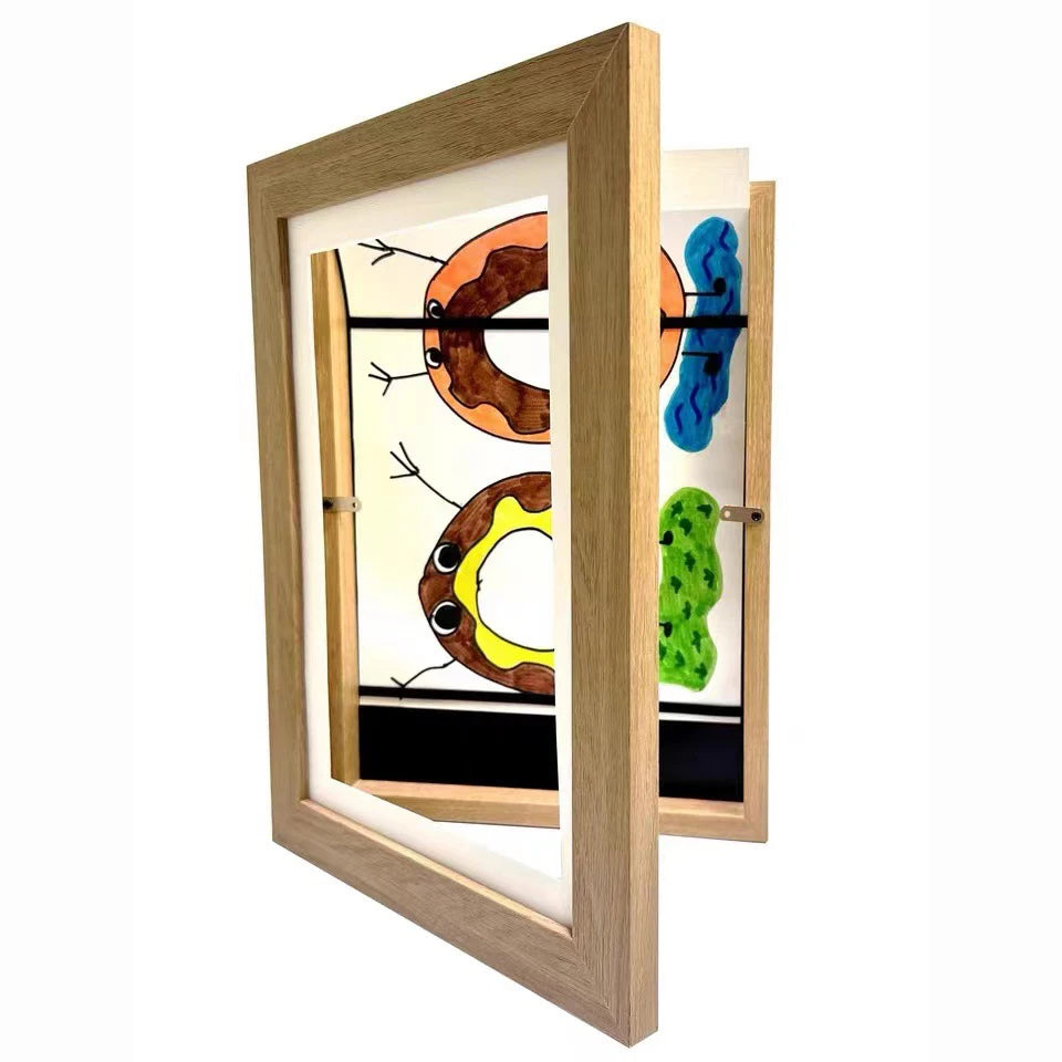 Artistic Kids Art Display Frame - Front Opening Wall Mount