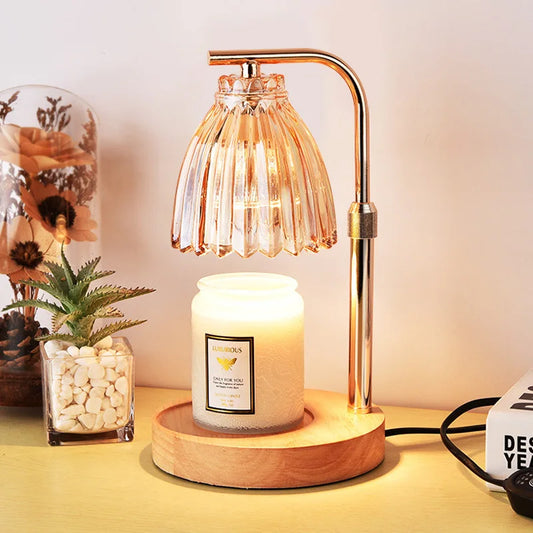 Decorative Wax Melting Lamp: Adjustable Height & Timer