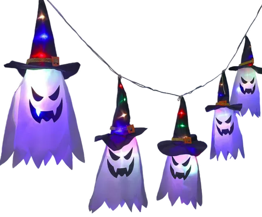 Halloween Lanterns Cloth Art String Lights